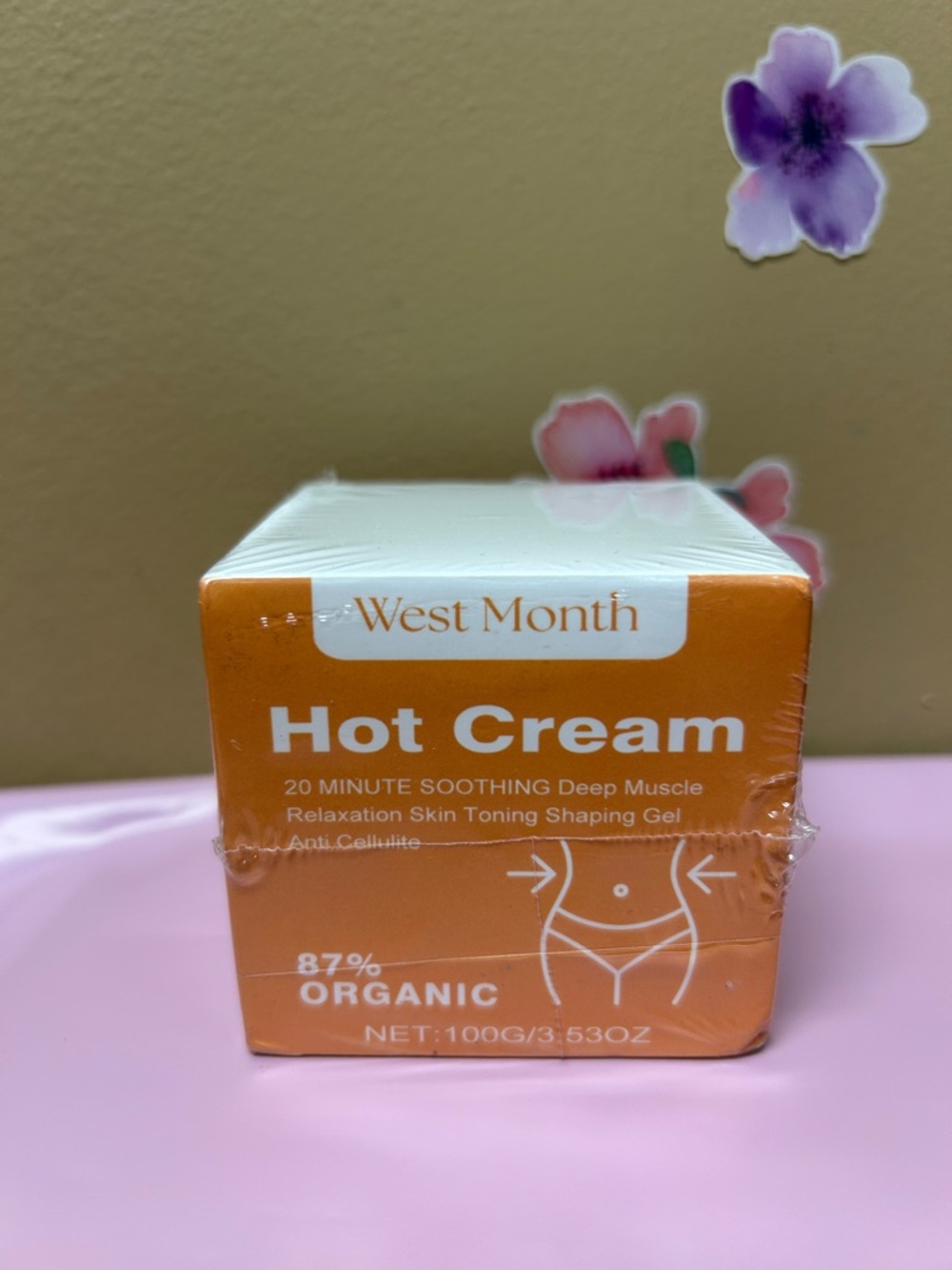 West Month Hot Cream - Deep Muscle Skin Toning shaping gel-3.53 oz